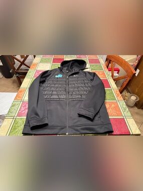 Tulane Green Wave Nike Dri-Fit Thermal Jacket Full Zip Puffer Hoodie Men's Large